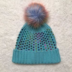 ❄️Claire’s Sequin Winter Hat